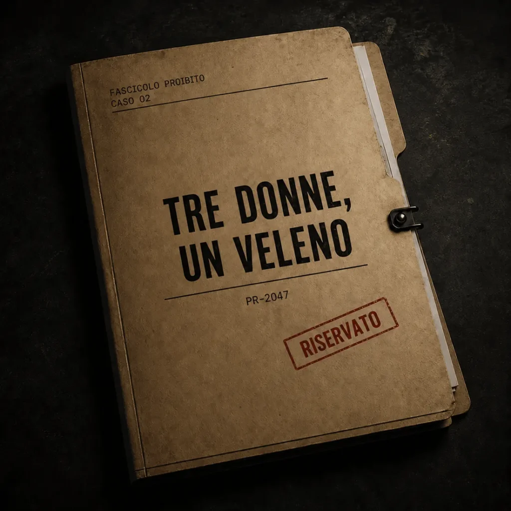 Tre donne, un veleno – fascicolo del caso